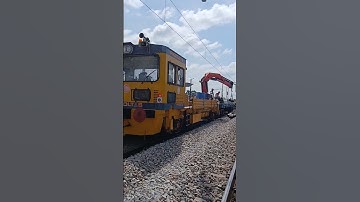 #shorts UTV unloading new sleepers in between tracks #indianrailways #track #train #trending  #viral