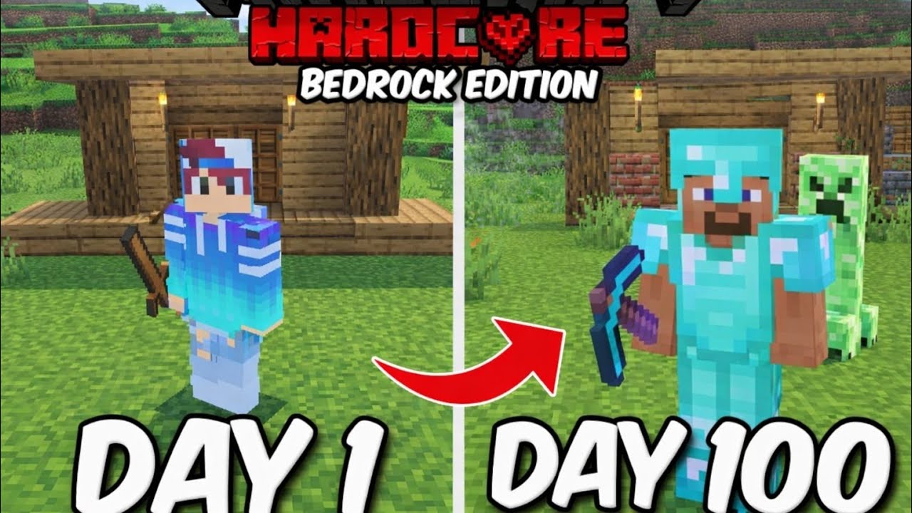 The perfect start in minecraft hardcore world 😈| PART 1 - YouTube