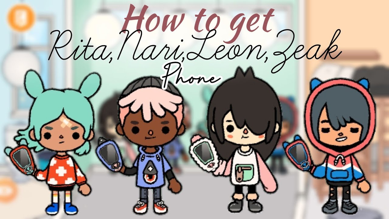 Toca Nari, Toca Rita, Toca Zeke and Toca Leon, Speededit, Gacha Club