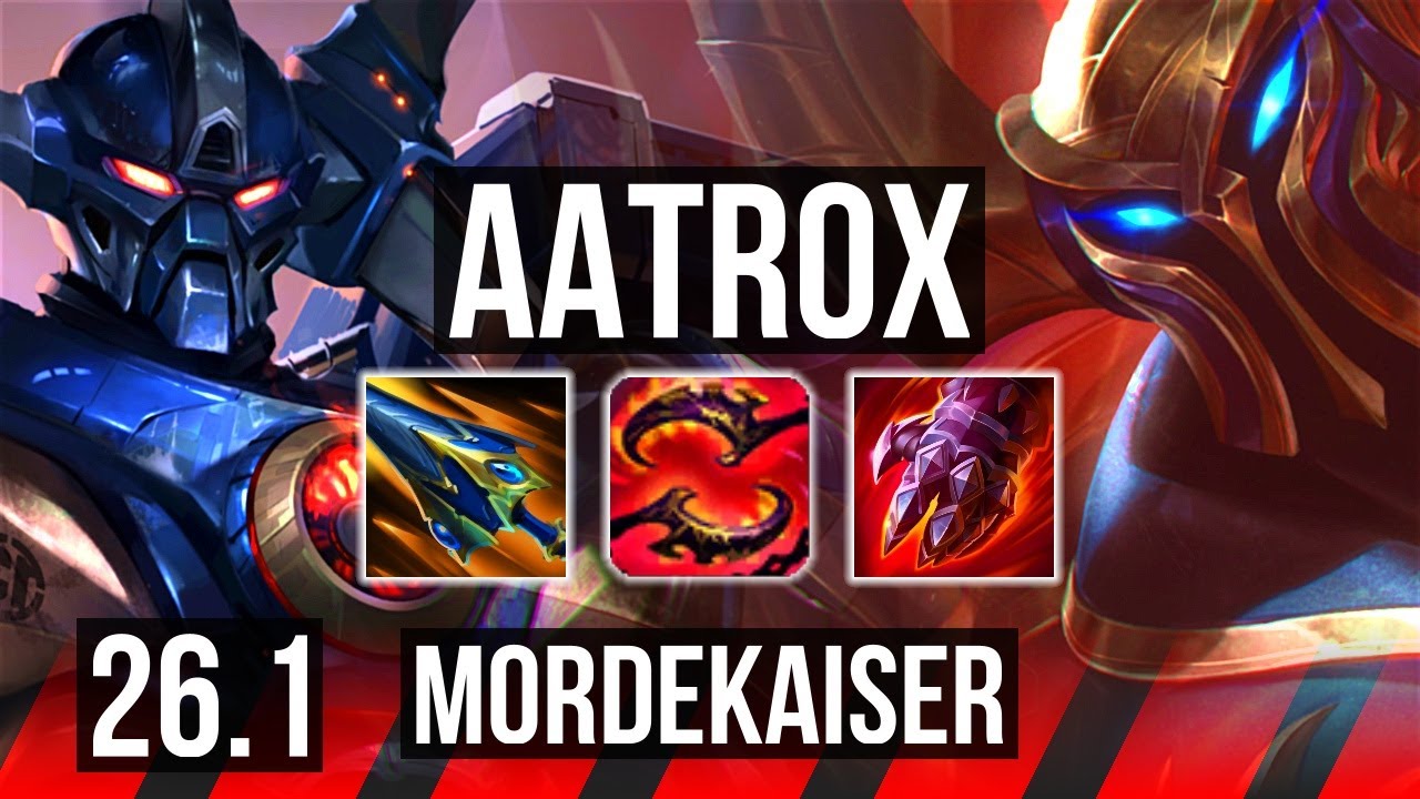 AATROX vs MORDEKAISER (TOP) | 41K damage | EUW Master | 26.1
