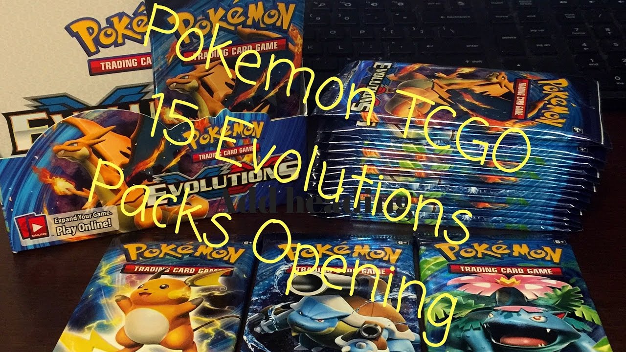Pokemon Online TCG Opening 15 Evo Packs YouTube