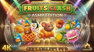 BIGGEST COMBOS EVER! 🤯 Fruits Clash Satisfying Merge &amp; Slow Motion (4K ASMR) | PZGamesZone #pzgames