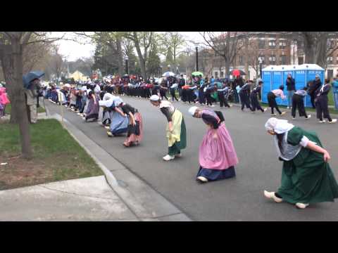 Dutch Dancers - Tulip Festival May 2, 2014 Holland Michigan - Sporck Tileart