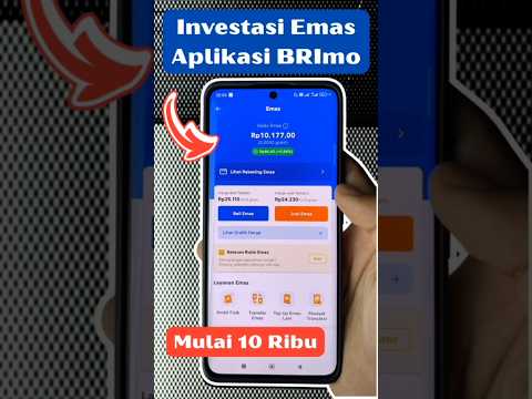 Investasi Emas 10 Ribu Di Aplikasi BRImo !!
