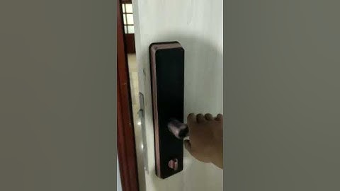 Khóa vân tay cửa gỗ căn hộ chung cư