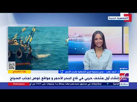 إنشاء أول متحف حربي في قاع البحر الأحمر د أحمد غلاب مدير محمية الجزر الشمالية بالبحر الأحمر يوضح