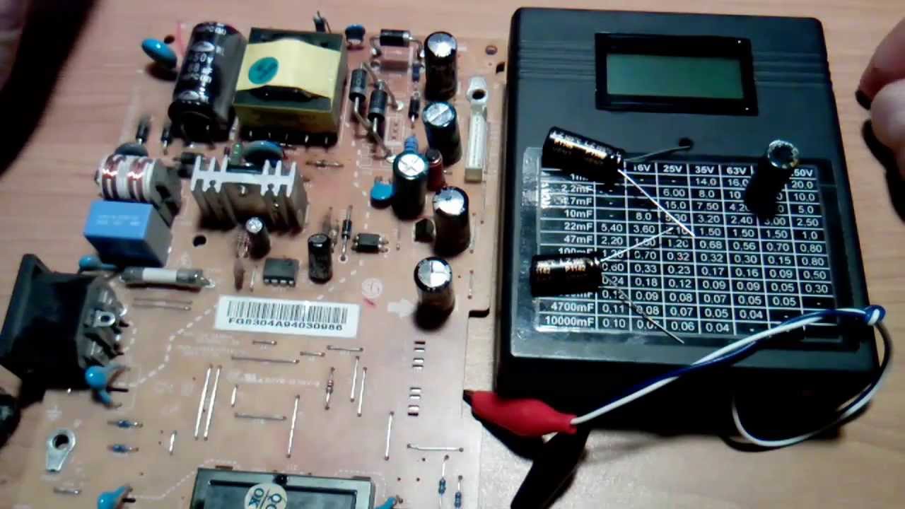 Измеритель емкости и ЭПС конденсаторов. ESR meter. Дополнение. - YouTube