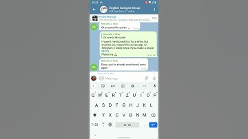 Telegram - How to reply in a group