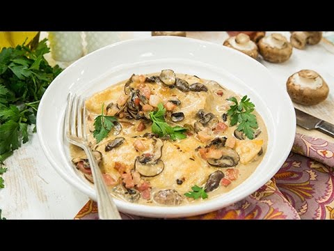 Recipe - Dina Deleasa-Gonsar's Chicken Marsala with Pancetta Cream Sauce - Hallmark Channel