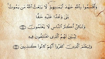 سورة النحل * الحذيفي