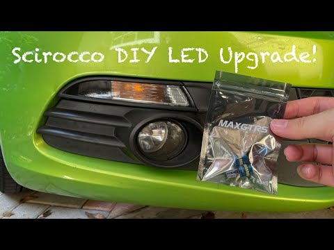 Volkswagen Scirocco LED Light Upgrade!! (Install Guide)