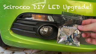 Volkswagen Scirocco LED Light Upgrade!! (Install Guide)