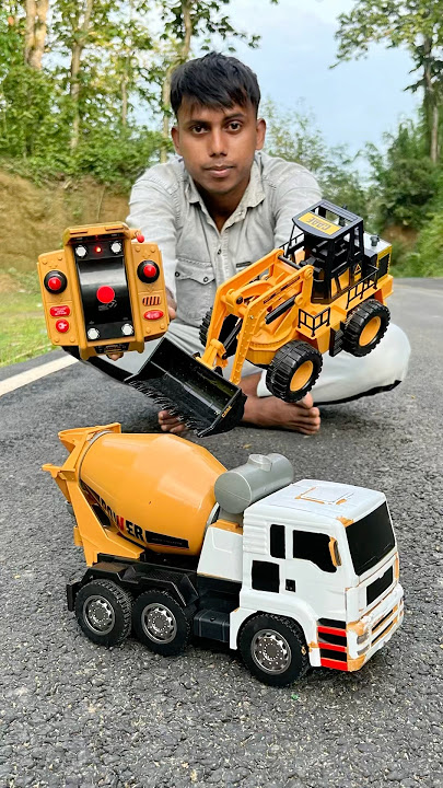 RC Big Size Mixture Truck, & JCB All functional Testing Video || tippu toys