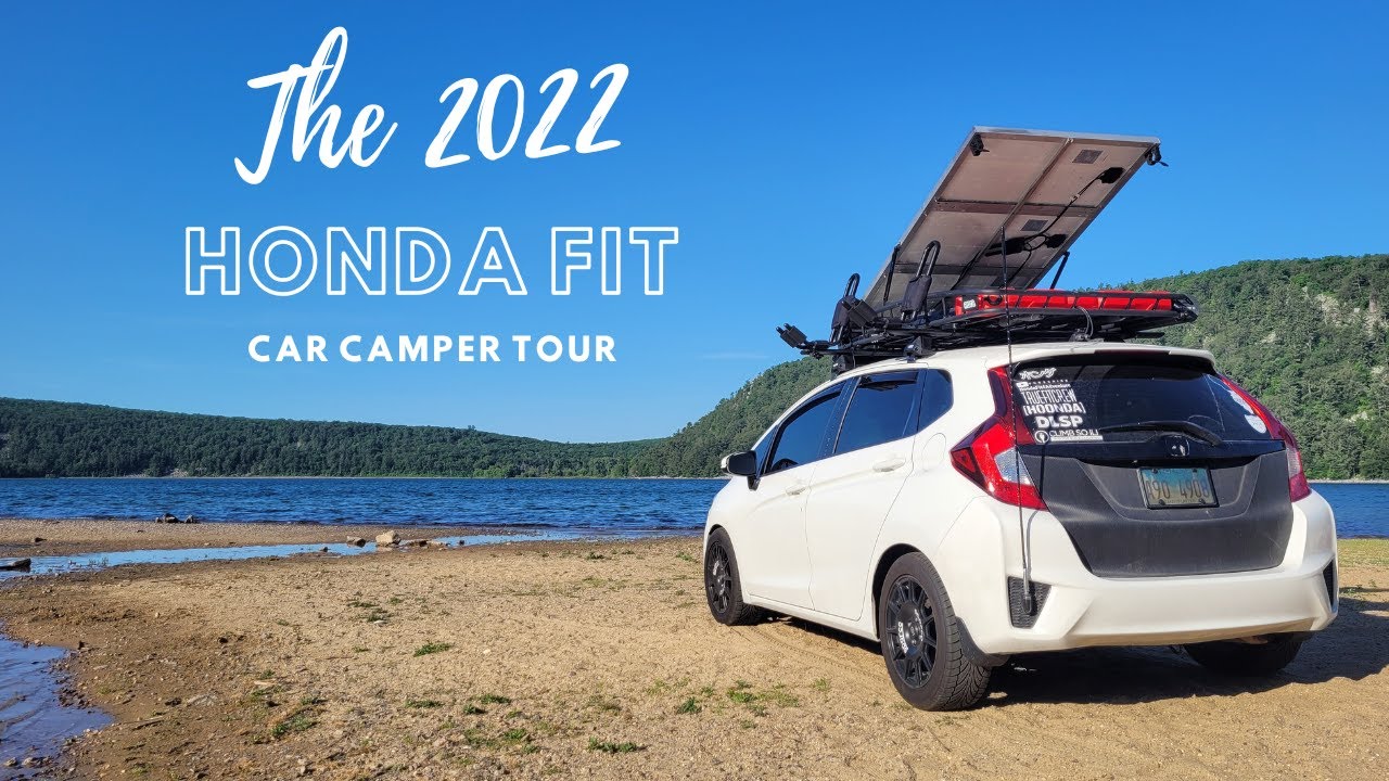 Van Life in a Honda Fit - The 2022 Walk Around & Comprehensive Car