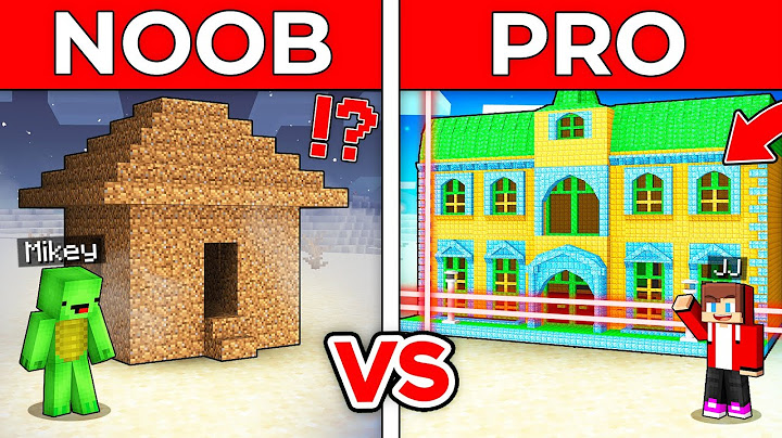 JJ And Mikey NOOB vs PRO Building A GIANT HOUSE in Minecraft Maizen
