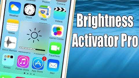 Brightness Activator Pro - iOS 7 Jailbreak Cydia Tweak
