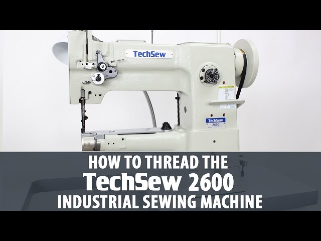 Techsew 2600-B Narrow Cylinder Industrial Sewing Machine with Binding Kit,  Binding Attachment