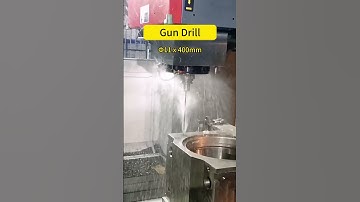 Precision Gun Drills | Three Types for Every Challenge – Deep-Hole Machining Excellence#cnctools