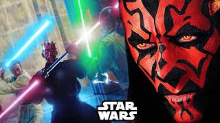 Why Darth Maul was Deeply Ashamed of the Way QuiGon Died  INDEPTH ANALYSIS