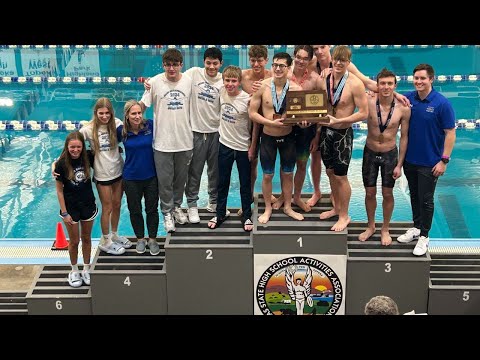 Two Washburn Rural seniors lead swim team to best finish at State ever