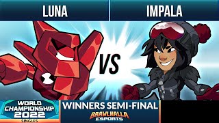 Luna vs Impala - Winners Semi-Final - Brawlhalla World Championship 2022 - 1v1