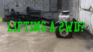 How to lift a 73-87 Chevy C10 Squarebody 2WD Project "longstep" Part 2