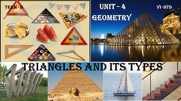 6TH STD MATHEMATICS GEOMETRY (TYPES OF TRIANGLES) | UNIT - 4 (PART - 2) | SLN MATRICULATION SCHOOL