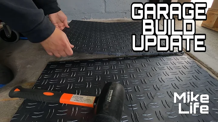 Garage Makeover Update Part 1 - Demo & GarageTrac Flooring