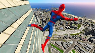 GTA 5 Epic Ragdolls/Spiderman Building Fails & Car Crashes with GTA Limit