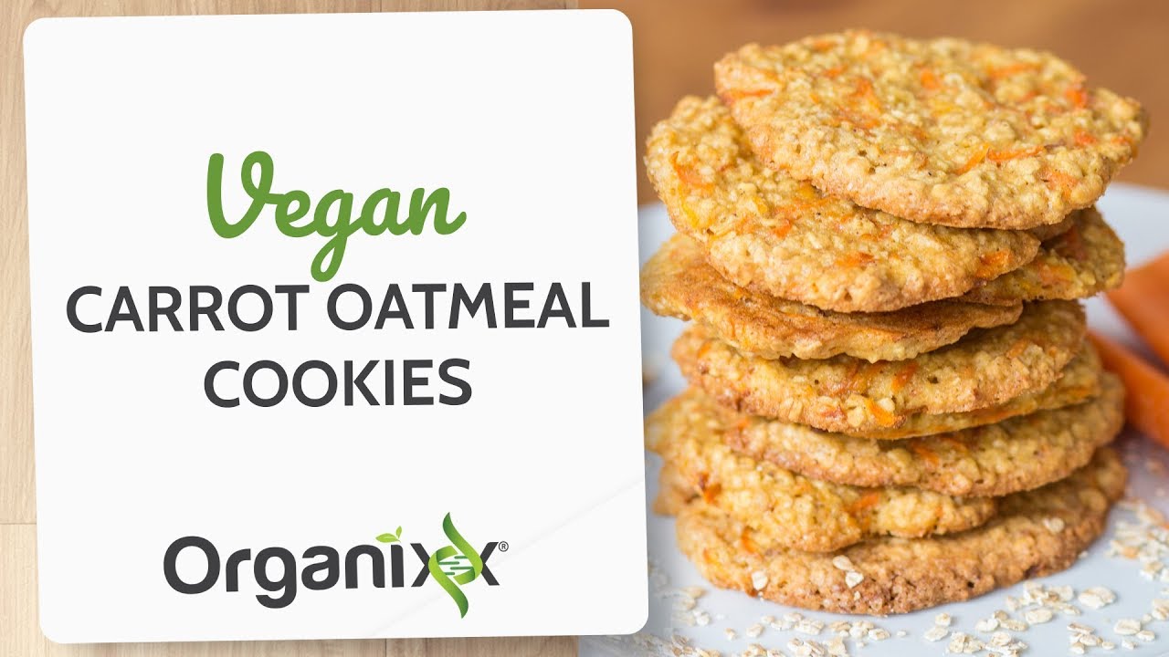 ImmuneBoosting Vegan Carrot Oatmeal Cookies Organixx Recipe Recipe