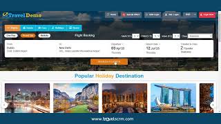 TravelCRM B2B&B2C Flight,Hotel&Car Booking Software | Travel Agent Round Way Flight Booking System screenshot 2