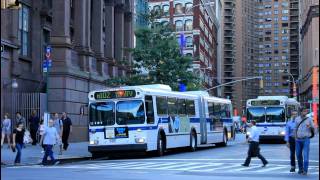 MaBSTOA Bus New Flyer D60HF M101 / M102 / M103 Bus at St. Mark Street / 3rd Avenue
