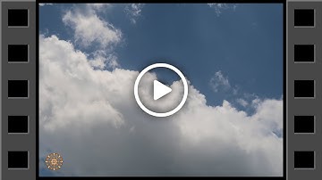 Timelapse video showing how a day with bright clouds turns into an overcast one! • Video # 00041