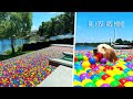 FILLED OUR POOL WITH 10,000 BALL PIT BALLS! (Super Cooper Sunday #249)