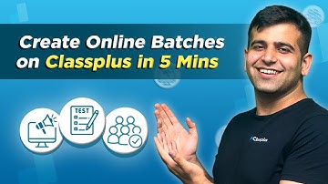 How to Create Batch in Classplus | Classplus DIY Toolbox | Ep. 1 | CA Sumit Mehta