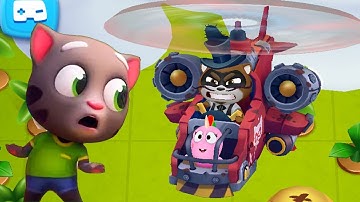 TALKING TOM GOLD RUN VS TALKING TOM SKY RUN