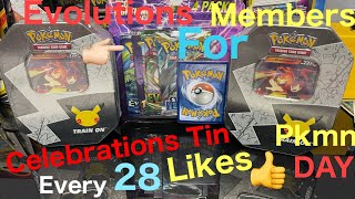 Pokemon Day \& CTR Birthday, Celbrations TIN Giveaway! every 28 likes! Rip N Ships LIVE!!!