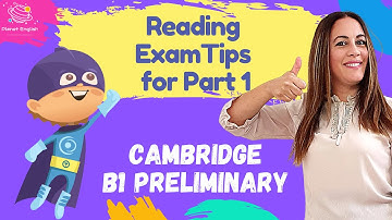 Cambridge B1 Preliminary | Tips for Reading Part 1