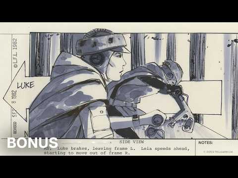 Star Wars : Le retour du jedi - Bonus : La poursuite en speeder, Luke et Leia sur Endor | Star Wars