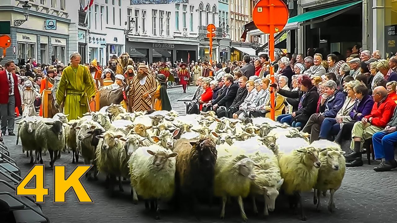 PROCESSION OF THE HOLY BLOOD - BRUGES, BELGIUM 4K UHD