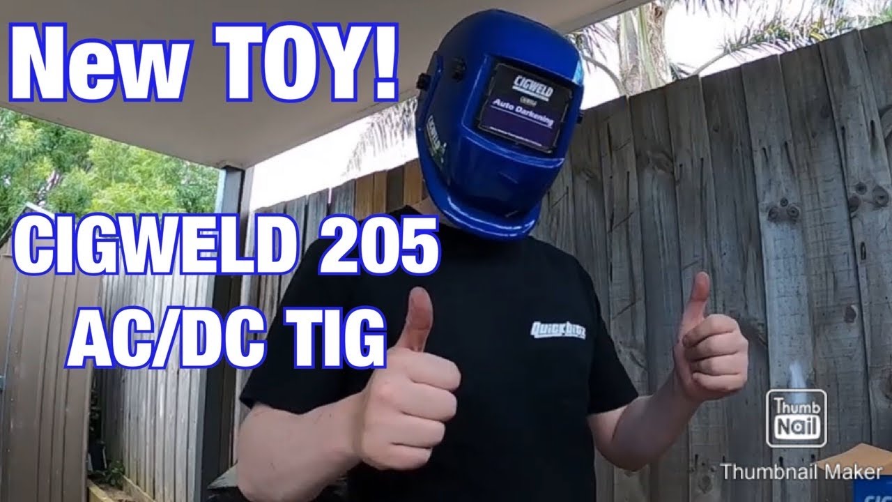 CIGWELD 205 AC/DC WELDSKILL TIG распаковка W1008205