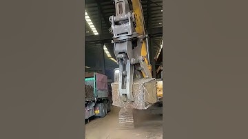 Scrap Metal Bales Loading