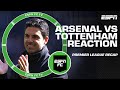 Arsenal vs Tottenham REACTION  Late scare Chaotic Predictable Naive   ESPN FC