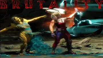 Mk11- New Cassie Cage Secret Brutality Showcase