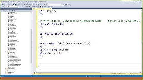 Part 21 SQL Server in Amharic Crash Course Create Views