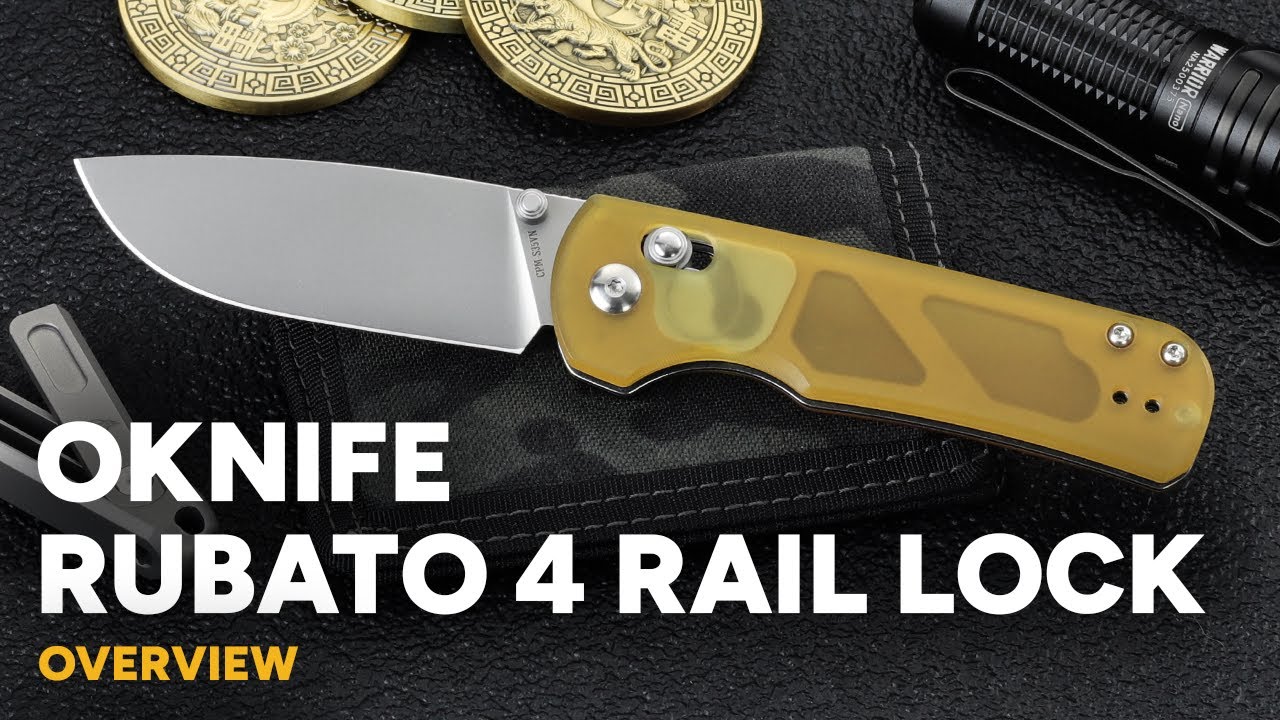 Olight Rubato 4 - Ultem Rail Lock Folding Knife Overview - YouTube