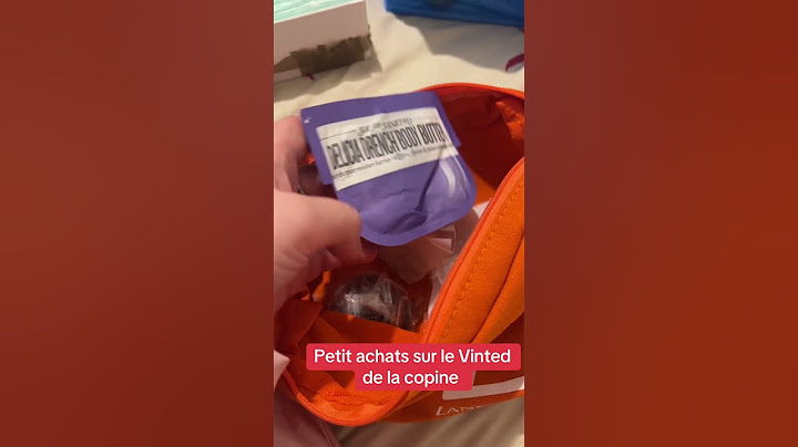 Achats sur le Vinted d’une copine