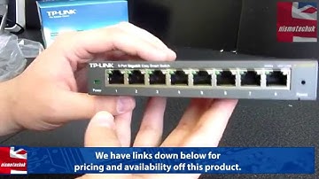 TP-LINK SG108e 8-Port Gigabit Switch {Unboxing & Overview}
