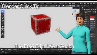 Blender Quick Tip: The Free Edge Wear Addon