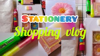 Stationery shopping vlog - #stationery #studyvlog #shopping#vlog #bookshop#day